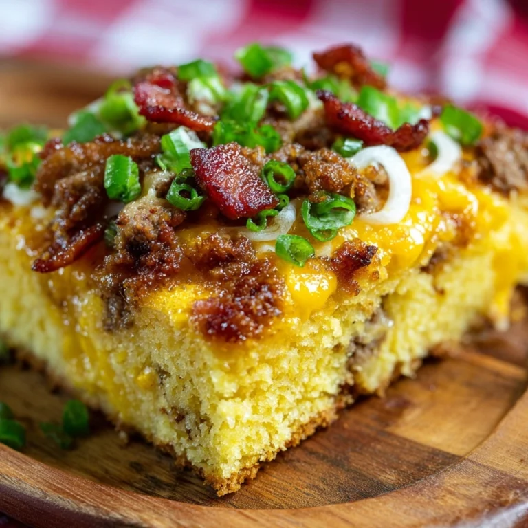 Loaded Cornbread Casserole – A Flavor-Packed Classic