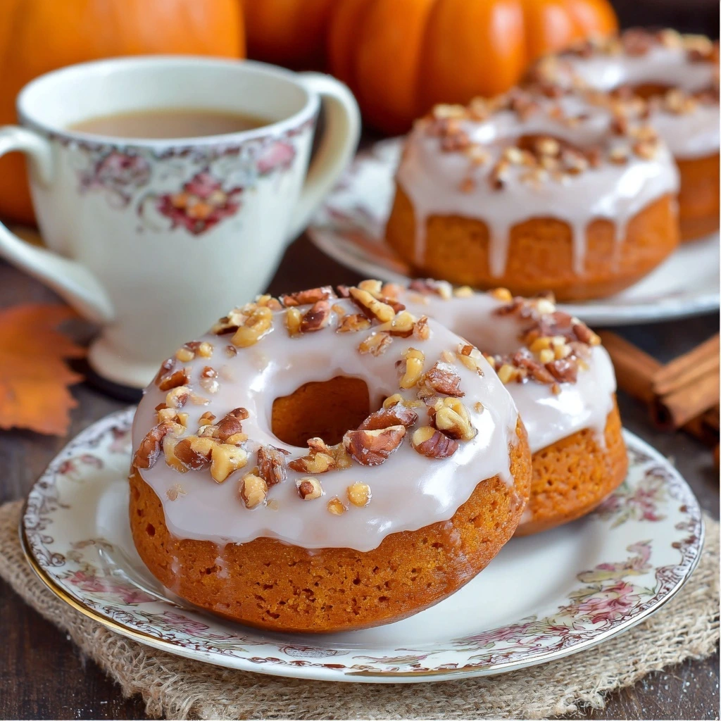 Cozy Glazed Pumpkin Donuts: A Fall Favorite Treat