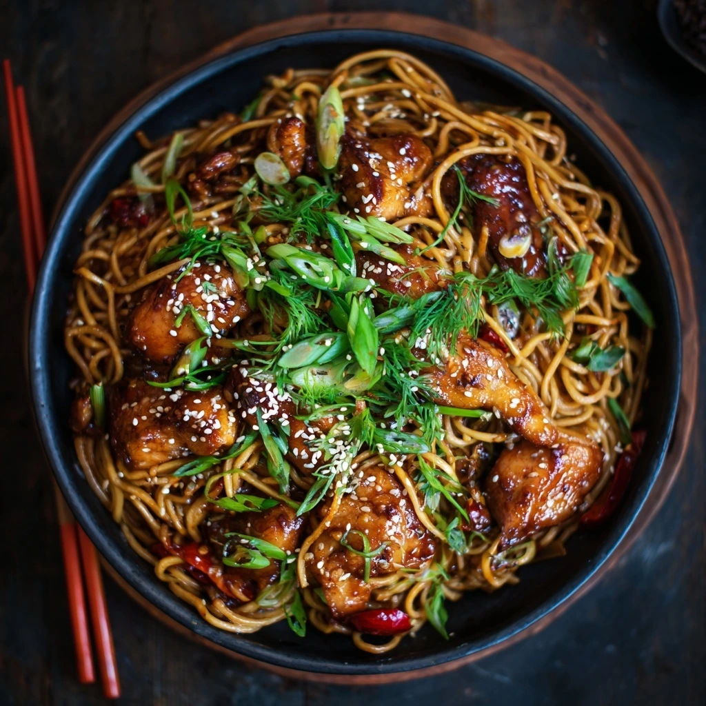 Sticky Garlic Chicken Noodles – A Flavor-Packed Dinner You’ll Crave Every Week