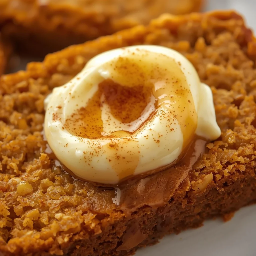 Pumpkin Cornbread with Cinnamon Honey Butter