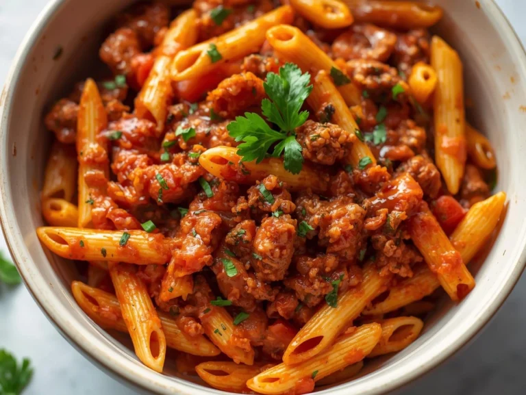 Spicy Sausage & Tomato Penne – Easy 30-Minute Dinner Recipe