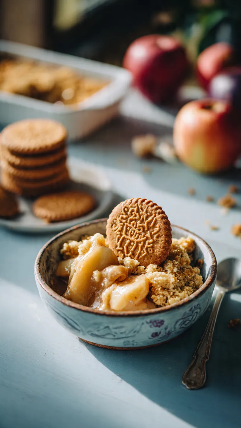 Biscoff Apple Crumble