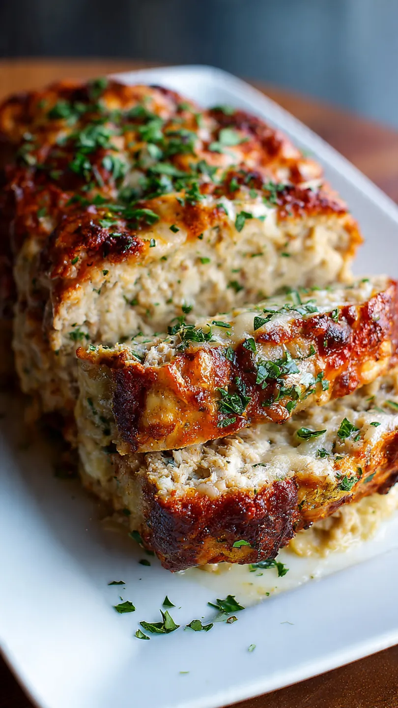 Parmesan-Hähnchen-Hackbraten