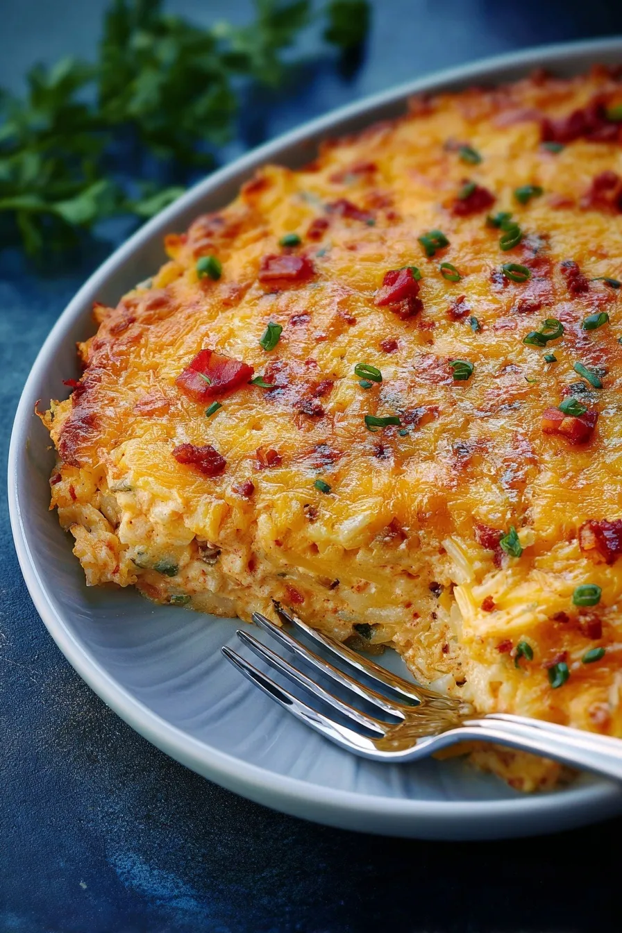 Pimento-Käse-Rösti-Auflauf