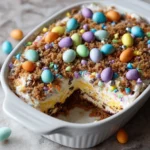 Oster-Schokoladenkuchen-Auflauf