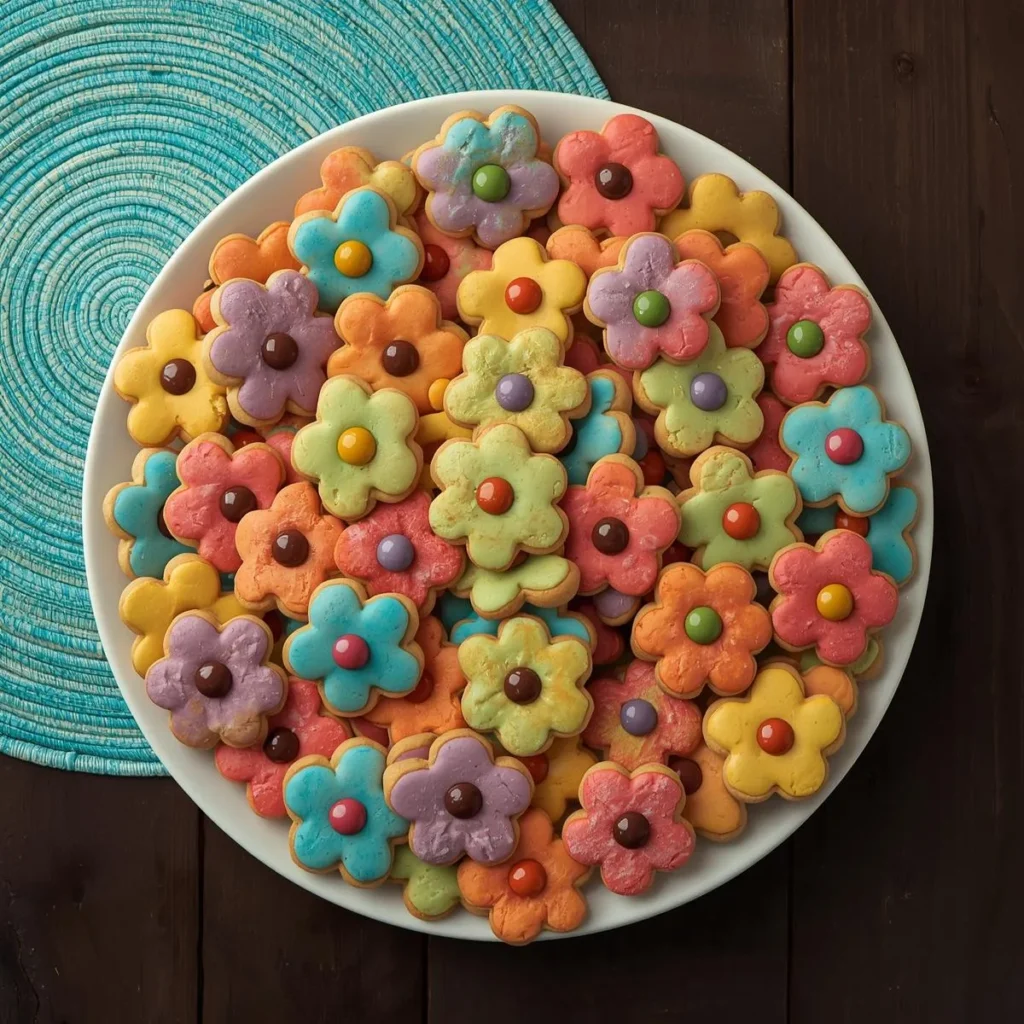 Blumenplätzchen zu Ostern – in nur 10 Minuten fertig