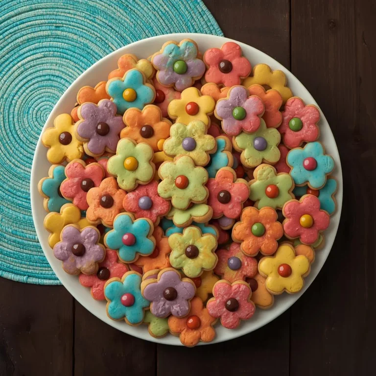 Blumenplätzchen zu Ostern – in nur 10 Minuten fertig