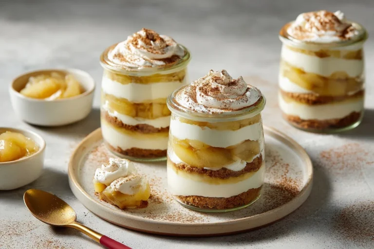 Tiramisu mit Apfelmus und Zimt – herbstliche Variante