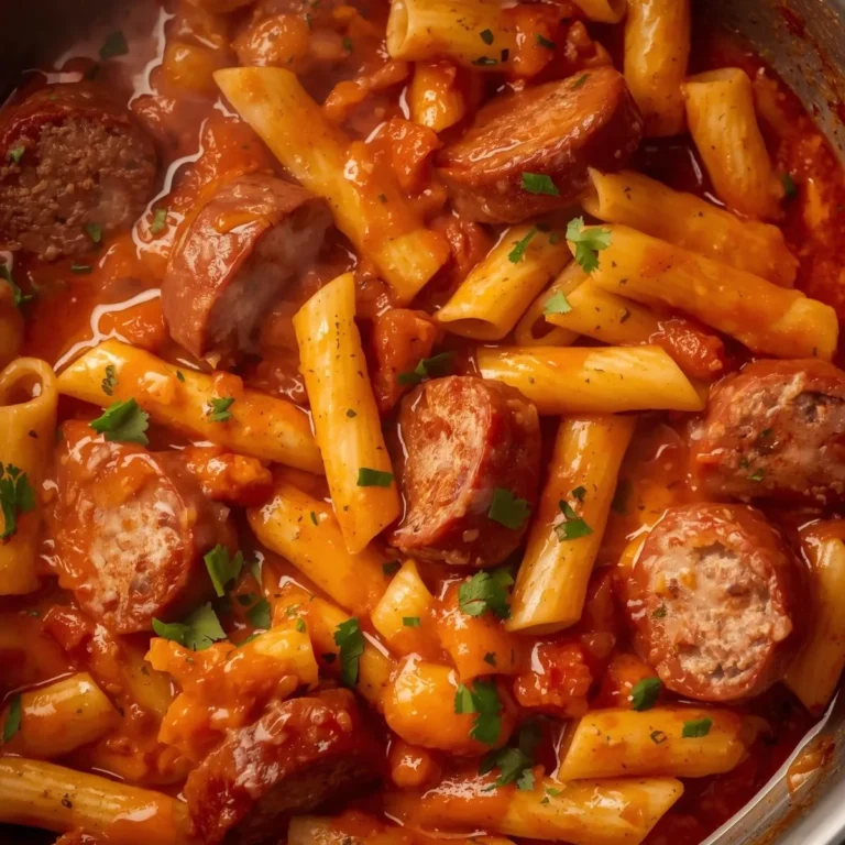Cremige Rigatoni mit Salsiccia