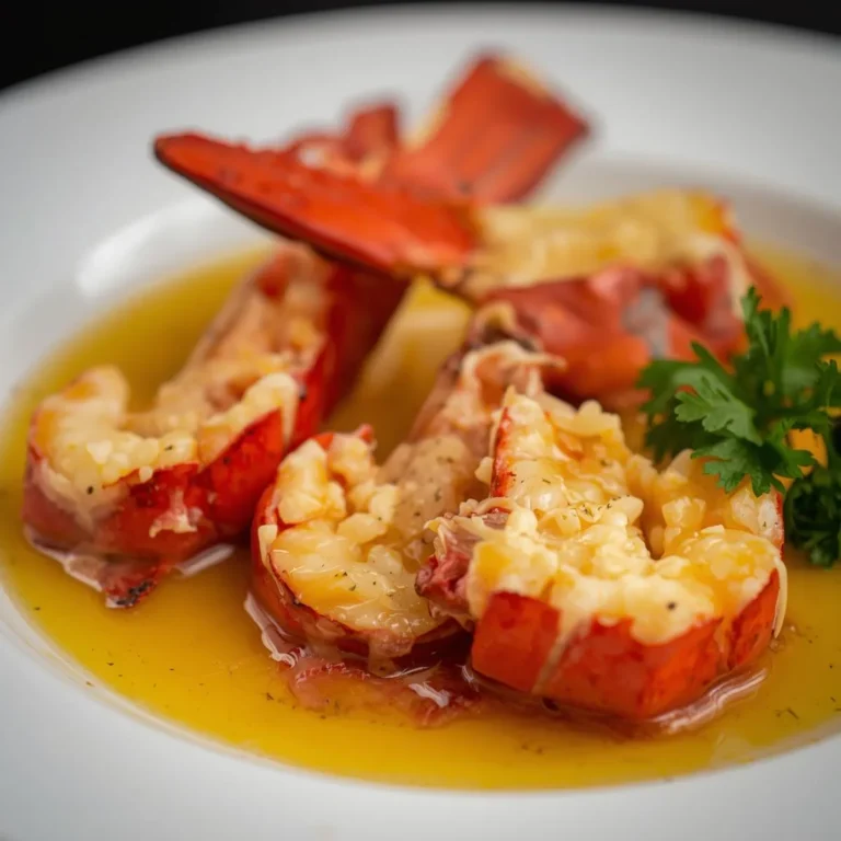 Zarte Hummerschwänze in cremiger Buttersauce